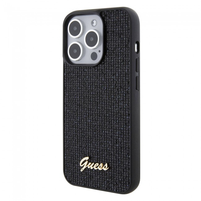 Apple iPhone 15 Pro Kılıf Guess Orjinal Lisanslı Yazı Logolu Disco Script Metal Kapak Apple iPhone 15 Pro Kılıf Guess Orjinal Lisanslı Yazı Logolu Disco Script Metal Kapak