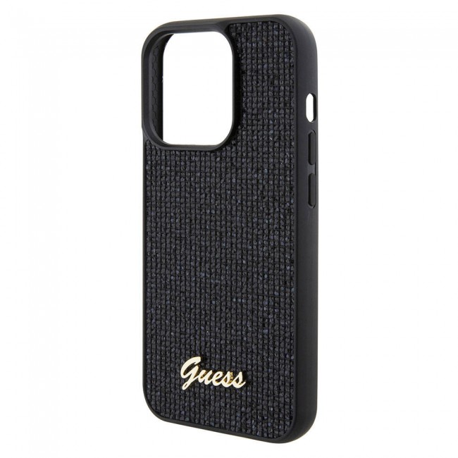 Apple iPhone 15 Pro Kılıf Guess Orjinal Lisanslı Yazı Logolu Disco Script Metal Kapak Apple iPhone 15 Pro Kılıf Guess Orjinal Lisanslı Yazı Logolu Disco Script Metal Kapak