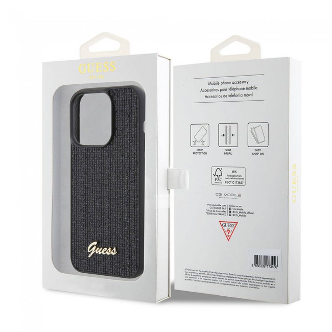 Apple iPhone 15 Pro Kılıf Guess Orjinal Lisanslı Yazı Logolu Disco Script Metal Kapak Apple iPhone 15 Pro Kılıf Guess Orjinal Lisanslı Yazı Logolu Disco Script Metal Kapak