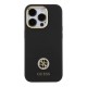 Apple iPhone 15 Pro Kılıf Guess Orjinal Lisanslı Yazı ve Taşlı 4G Logolu Metal Kamera Çerçeveli Silikon Kapak Apple iPhone 15 Pro Kılıf Guess Orjinal Lisanslı Yazı ve Taşlı 4G Logolu Metal Kamera Çerçeveli Silikon Kapak