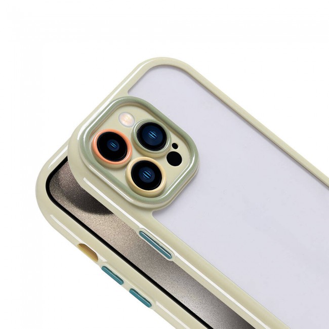 Apple iPhone 15 Pro Kılıf Kamera Korumalı Renkli Kenar ve Çerçeve Tasarımlı Zore Vitamin Kapak Apple iPhone 15 Pro Kılıf Kamera Korumalı Renkli Kenar ve Çerçeve Tasarımlı Zore Vitamin Kapak