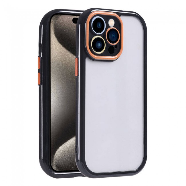 Apple iPhone 15 Pro Kılıf Kamera Korumalı Renkli Kenar ve Çerçeve Tasarımlı Zore Vitamin Kapak Apple iPhone 15 Pro Kılıf Kamera Korumalı Renkli Kenar ve Çerçeve Tasarımlı Zore Vitamin Kapak