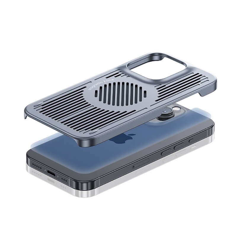 Bal-z Apple iPhone 15 Pro Kılıf M-safe Şarj ve Soğutucu Özellikli Benks Biliz Kapak