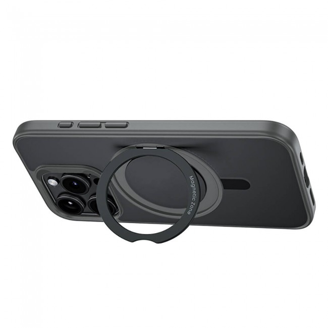 Apple iPhone 15 Pro Kılıf Magsafe Şarj Özellikli 360° Dönebilen Benks Pop Stand Kapak Apple iPhone 15 Pro Kılıf Magsafe Şarj Özellikli 360° Dönebilen Benks Pop Stand Kapak