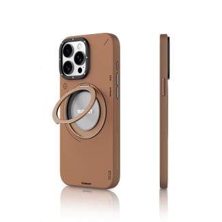 Apple iPhone 15 Pro Kılıf M-safe Şarj Özellikli 360° Standlı Basit Mat Deri Desenli Youngkit Tech Leather Serisi Kapak Apple iPhone 15 Pro Kılıf M-safe Şarj Özellikli 360° Standlı Basit Mat Deri Desenli Youngkit Tech Leather Serisi Kapak
