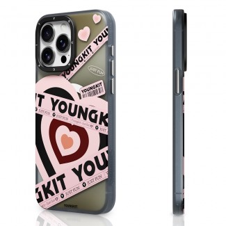 Apple iPhone 15 Pro Kılıf M-safe Şarj Özellikli Airbagli Çift Katmanlı Youngkit Flipped Serisi Kapak Apple iPhone 15 Pro Kılıf M-safe Şarj Özellikli Airbagli Çift Katmanlı Youngkit Flipped Serisi Kapak