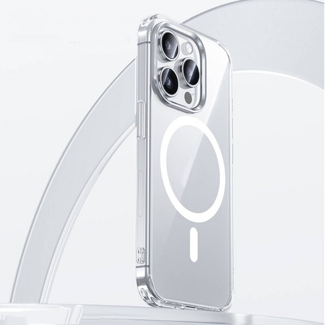Apple iPhone 15 Pro Kılıf Magsafe Şarj Özellikli Airbagli Şeffaf Benks LucentPro Serisi Kapak Apple iPhone 15 Pro Kılıf Magsafe Şarj Özellikli Airbagli Şeffaf Benks LucentPro Serisi Kapak