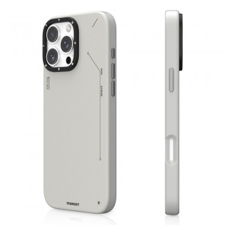 Apple iPhone 15 Pro Kılıf M-safe Şarj Özellikli Basit Mat Deri Desenli Youngkit Tech Fashion Serisi Kapak Apple iPhone 15 Pro Kılıf M-safe Şarj Özellikli Basit Mat Deri Desenli Youngkit Tech Fashion Serisi Kapak