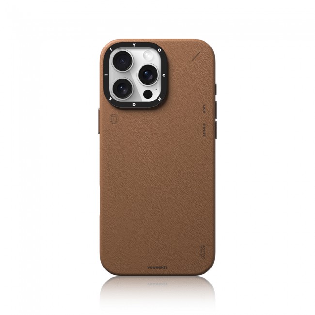 Apple iPhone 15 Pro Kılıf Magsafe Şarj Özellikli Basit Mat Deri Desenli Youngkit Tech Fashion Serisi Kapak Apple iPhone 15 Pro Kılıf Magsafe Şarj Özellikli Basit Mat Deri Desenli Youngkit Tech Fashion Serisi Kapak