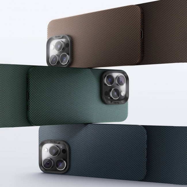 Apple iPhone 15 Pro Kılıf Magsafe Şarj Özellikli Benks ArmorTint Serisi ArmorAir Kevlar Kapak Apple iPhone 15 Pro Kılıf Magsafe Şarj Özellikli Benks ArmorTint Serisi ArmorAir Kevlar Kapak