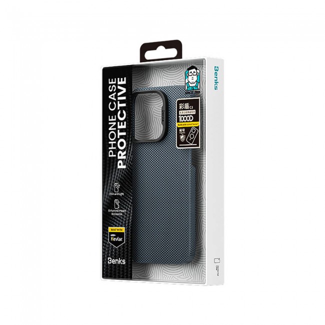 Apple iPhone 15 Pro Kılıf Magsafe Şarj Özellikli Benks ArmorTint Serisi ArmorAir Kevlar Kapak Apple iPhone 15 Pro Kılıf Magsafe Şarj Özellikli Benks ArmorTint Serisi ArmorAir Kevlar Kapak