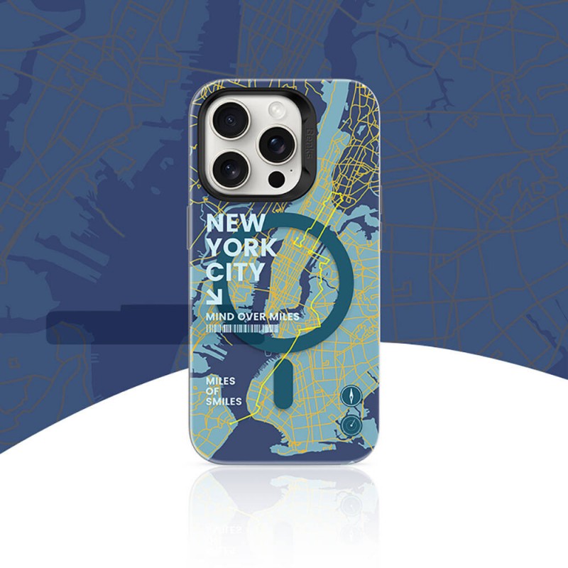 Bal-z Apple iPhone 15 Pro Kılıf M-safe Şarj Özellikli Benks City Serisi Kapak