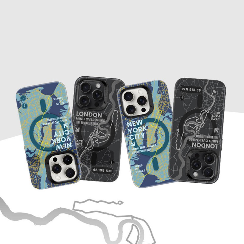 Bal-z Apple iPhone 15 Pro Kılıf M-safe Şarj Özellikli Benks City Serisi Kapak