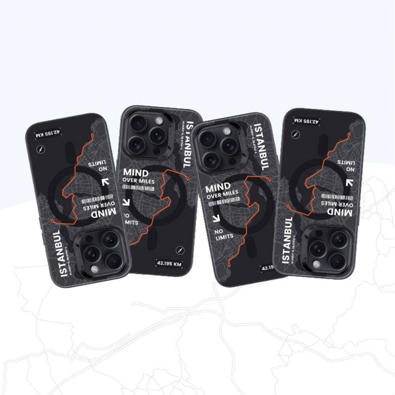 Bal-z Apple iPhone 15 Pro Kılıf M-safe Şarj Özellikli Benks City Serisi Kapak