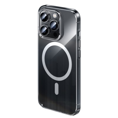 Bal-z Apple iPhone 15 Pro Kılıf M-safe Şarj Özellikli Benks ​​​​​​Crystal Serisi Şeffaf Kapak