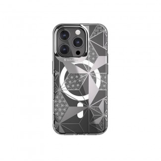 Apple iPhone 15 Pro Kılıf Magsafe Şarj Özellikli Çift IMD Baskılı Lisanslı Switcheasy Artist-M Asanoha Kapak Apple iPhone 15 Pro Kılıf Magsafe Şarj Özellikli Çift IMD Baskılı Lisanslı Switcheasy Artist-M Asanoha Kapak