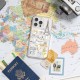 Apple iPhone 15 Pro Kılıf Magsafe Şarj Özellikli Çizim Desenli Şok Önleyicili Şeffaf Lisanslı Switcheasy City-M Paris Kapak
