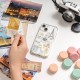 Apple iPhone 15 Pro Kılıf Magsafe Şarj Özellikli Çizim Desenli Şok Önleyicili Şeffaf Lisanslı Switcheasy City-M Paris Kapak