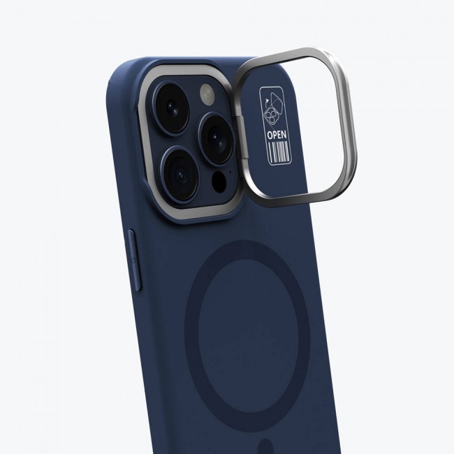 Apple iPhone 15 Pro Kılıf Magsafe Şarj Özellikli Kamera Standlı Youngkit Bitty Cream Kapak Apple iPhone 15 Pro Kılıf Magsafe Şarj Özellikli Kamera Standlı Youngkit Bitty Cream Kapak