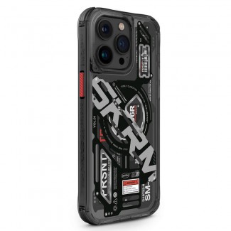 Apple iPhone 15 Pro Kılıf M-safe Şarj Özellikli Katmanlı Makine Temalı SkinArma Ekho Kapak Apple iPhone 15 Pro Kılıf M-safe Şarj Özellikli Katmanlı Makine Temalı SkinArma Ekho Kapak