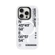 Apple iPhone 15 Pro Kılıf Magsafe Şarj Özellikli Koordinat Yazı Desenli Benks Summit Serisi Kapak Apple iPhone 15 Pro Kılıf Magsafe Şarj Özellikli Koordinat Yazı Desenli Benks Summit Serisi Kapak