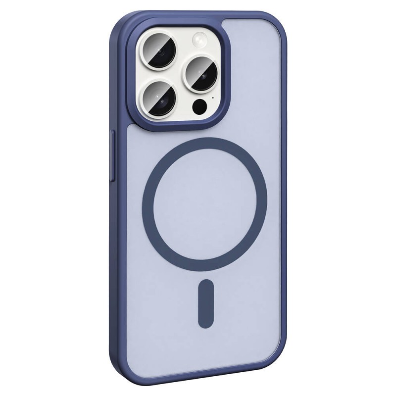 Bal-z Apple iPhone 15 Pro Kılıf M-safe Şarj Özellikli Mat Arka Yüzey  Sio Kapak