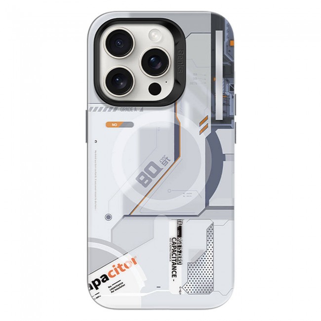 Apple iPhone 15 Pro Kılıf MagSafe Şarj Özellikli Mekanik Tasarımlı Benks Perspective Serisi Kapak Apple iPhone 15 Pro Kılıf MagSafe Şarj Özellikli Mekanik Tasarımlı Benks Perspective Serisi Kapak