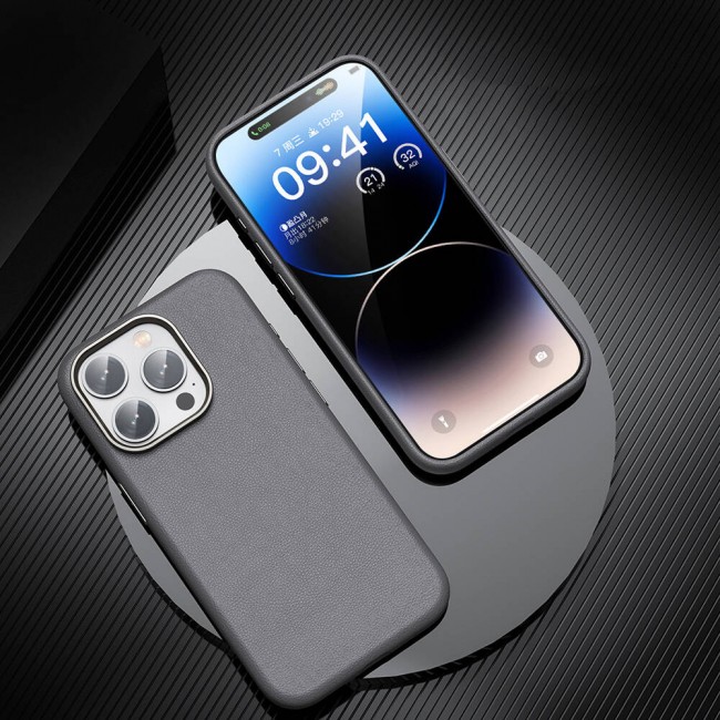 Apple iPhone 15 Pro Kılıf Magsafe Şarj Özellikli PU Deri Zore Adora Kapak Apple iPhone 15 Pro Kılıf Magsafe Şarj Özellikli PU Deri Zore Adora Kapak