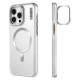 Apple iPhone 15 Pro Kılıf Magsafe Şarj Özellikli Sararma Önleyici Youngkit Crystal Grid Kapak Apple iPhone 15 Pro Kılıf Magsafe Şarj Özellikli Sararma Önleyici Youngkit Crystal Grid Kapak