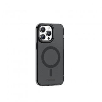 Apple iPhone 15 Pro Kılıf Magsafe Şarj Özellikli Saydam Arka Yüzey Recci Crystal Color Serisi Kapak Apple iPhone 15 Pro Kılıf Magsafe Şarj Özellikli Saydam Arka Yüzey Recci Crystal Color Serisi Kapak