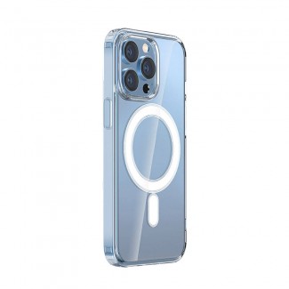 Apple iPhone 15 Pro Kılıf M-safe Şarj Özellikli Şeffaf Sert PC Zore Embos Kapak Apple iPhone 15 Pro Kılıf M-safe Şarj Özellikli Şeffaf Sert PC Zore Embos Kapak
