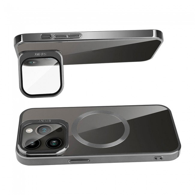 Apple iPhone 15 Pro Kılıf Magsafe Şarj Özellikli Standlı Zore Klon Kapak Apple iPhone 15 Pro Kılıf Magsafe Şarj Özellikli Standlı Zore Klon Kapak