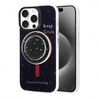 Apple iPhone 15 Pro Kılıf M-safe Şarj Özellikli Tak-Çıkar Pop Soketli Zore Tiktok Kapak Apple iPhone 15 Pro Kılıf M-safe Şarj Özellikli Tak-Çıkar Pop Soketli Zore Tiktok Kapak
