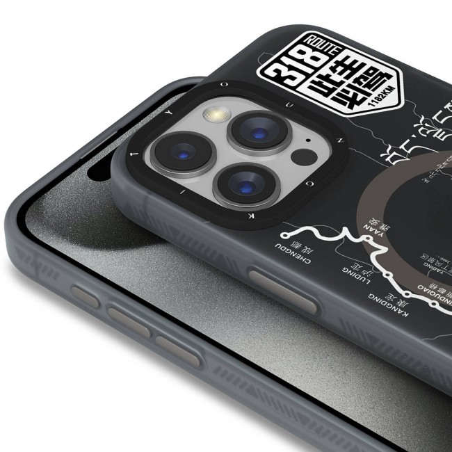 Apple iPhone 15 Pro Kılıf Magsafe Şarj Özellikli Youngkit 318 Road Serisi Kapak Apple iPhone 15 Pro Kılıf Magsafe Şarj Özellikli Youngkit 318 Road Serisi Kapak