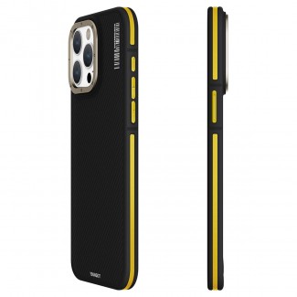 Apple iPhone 15 Pro Kılıf M-safe Şarj Özellikli YoungKit 600D Kevlar Kapak Apple iPhone 15 Pro Kılıf M-safe Şarj Özellikli YoungKit 600D Kevlar Kapak