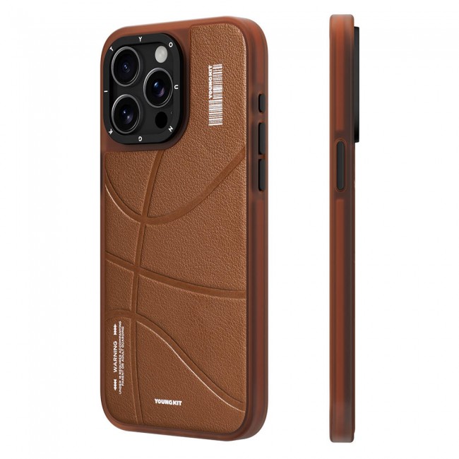 Apple iPhone 15 Pro Kılıf Magsafe Şarj Özellikli Youngkit Backboard Serisi Leather Kapak Apple iPhone 15 Pro Kılıf Magsafe Şarj Özellikli Youngkit Backboard Serisi Leather Kapak