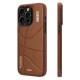 Apple iPhone 15 Pro Kılıf Magsafe Şarj Özellikli Youngkit Backboard Serisi Leather Kapak Apple iPhone 15 Pro Kılıf Magsafe Şarj Özellikli Youngkit Backboard Serisi Leather Kapak