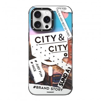 Apple iPhone 15 Pro Kılıf M-safe Şarj Özellikli Youngkit A-City Serisi Kapak Apple iPhone 15 Pro Kılıf M-safe Şarj Özellikli Youngkit A-City Serisi Kapak