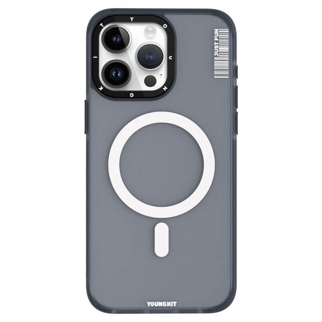 Apple iPhone 15 Pro Kılıf Magsafe Şarj Özellikli Youngkit Colored Sand Serisi Kapak Apple iPhone 15 Pro Kılıf Magsafe Şarj Özellikli Youngkit Colored Sand Serisi Kapak