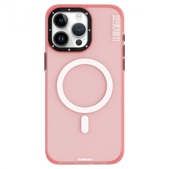 Apple iPhone 15 Pro Kılıf Magsafe Şarj Özellikli Youngkit Colored Sand Serisi Kapak Apple iPhone 15 Pro Kılıf Magsafe Şarj Özellikli Youngkit Colored Sand Serisi Kapak