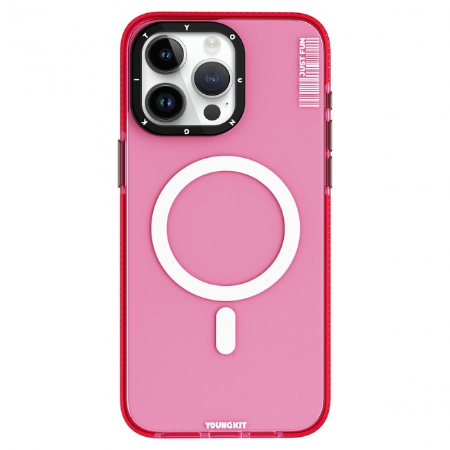 Apple iPhone 15 Pro Kılıf Magsafe Şarj Özellikli YoungKit Crystal Color Serisi Kapak Apple iPhone 15 Pro Kılıf Magsafe Şarj Özellikli YoungKit Crystal Color Serisi Kapak