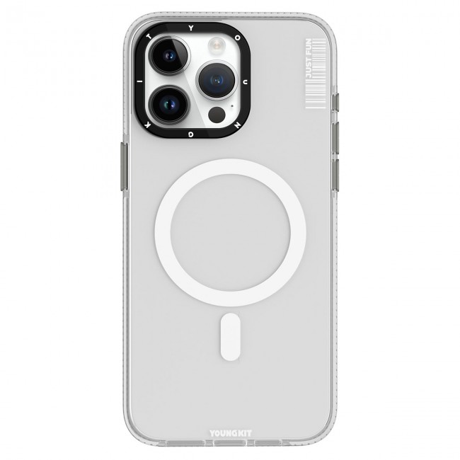 Apple iPhone 15 Pro Kılıf Magsafe Şarj Özellikli YoungKit Crystal Color Serisi Kapak Apple iPhone 15 Pro Kılıf Magsafe Şarj Özellikli YoungKit Crystal Color Serisi Kapak