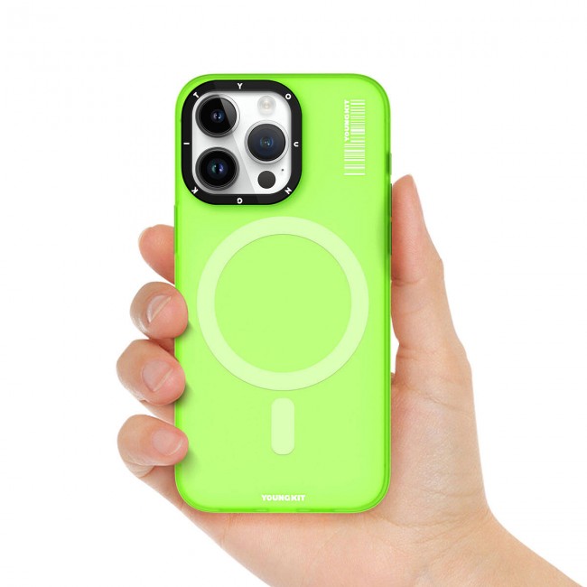Apple iPhone 15 Pro Kılıf Magsafe Şarj Özellikli Youngkit Hidden Sand Serisi Kapak Apple iPhone 15 Pro Kılıf Magsafe Şarj Özellikli Youngkit Hidden Sand Serisi Kapak