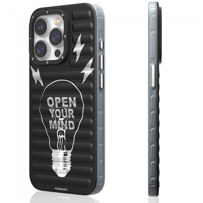 Apple iPhone 15 Pro Kılıf Magsafe Şarj Özellikli Youngkit Open Mind Serisi Kapak Apple iPhone 15 Pro Kılıf Magsafe Şarj Özellikli Youngkit Open Mind Serisi Kapak