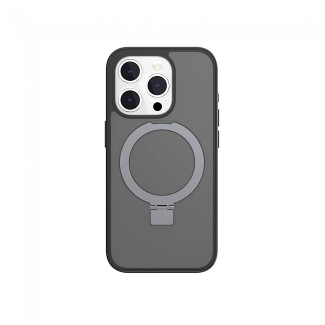 Apple iPhone 15 Pro Kılıf Magsafe Şarj Özellikli Yüzük Standlı Lisanslı Switcheasy Magstand-M Kapak Apple iPhone 15 Pro Kılıf Magsafe Şarj Özellikli Yüzük Standlı Lisanslı Switcheasy Magstand-M Kapak
