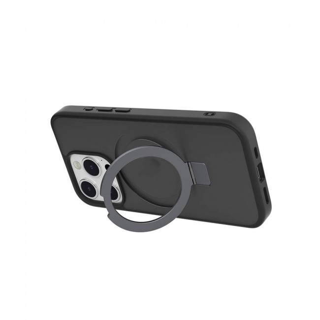 Apple iPhone 15 Pro Kılıf Magsafe Şarj Özellikli Yüzük Standlı Lisanslı Switcheasy Magstand-M Kapak Apple iPhone 15 Pro Kılıf Magsafe Şarj Özellikli Yüzük Standlı Lisanslı Switcheasy Magstand-M Kapak