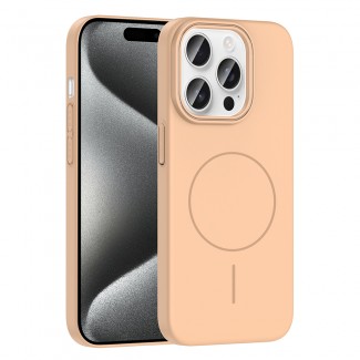 Apple iPhone 15 Pro Kılıf M-safe Şarj Özellikli Zore Ruby Sert Kapak Apple iPhone 15 Pro Kılıf M-safe Şarj Özellikli Zore Ruby Sert Kapak