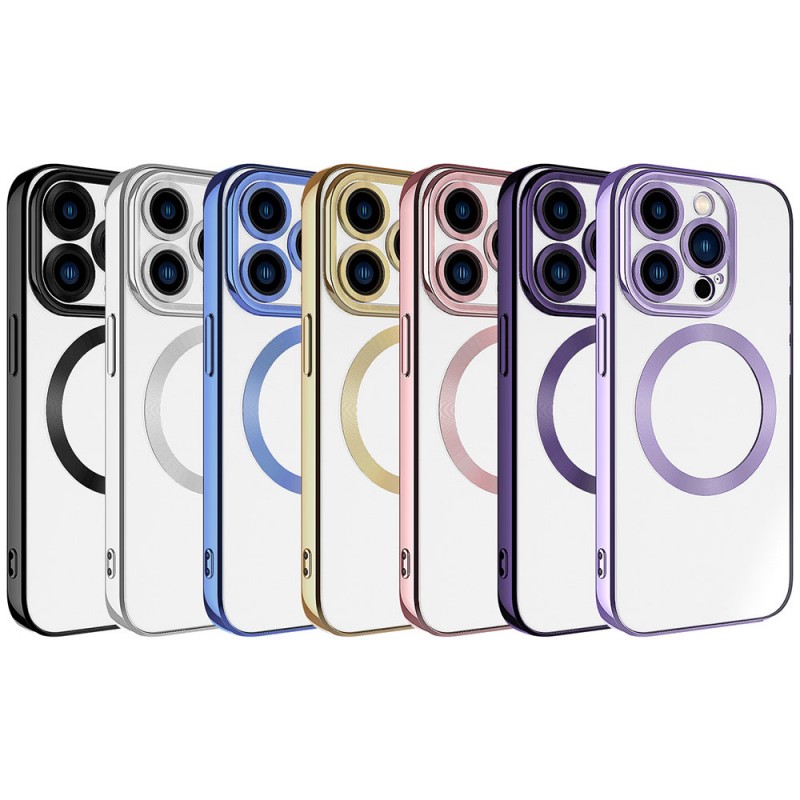 Bal-z Apple iPhone 15 Pro Kılıf M-safe Wireless Şarj Özellikli  Setro Silikon