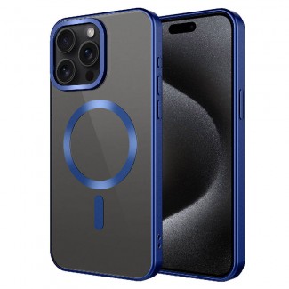 Apple iPhone 15 Pro Kılıf Mat Tasarımlı M-safe Wireless Şarj Özellikli Zore Mat Setro Kapak Apple iPhone 15 Pro Kılıf Mat Tasarımlı M-safe Wireless Şarj Özellikli Zore Mat Setro Kapak