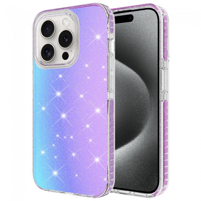 Apple iPhone 15 Pro Kılıf Parlak Renk Geçişli Zore Velle Kapak Apple iPhone 15 Pro Kılıf Parlak Renk Geçişli Zore Velle Kapak